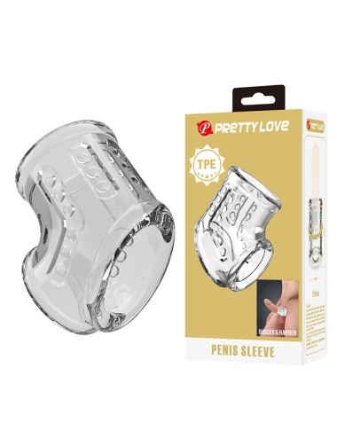 PRETTY LOVE - GAINE PÉNIENNE COURTE ET TRANSPARENTE