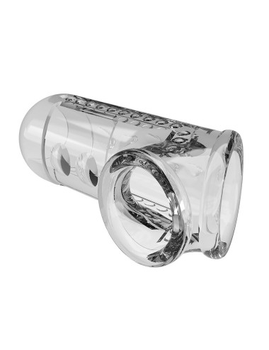 PRETTY LOVE - GAINE PÉNIENNE TEXTURÉE TRANSPARENTE