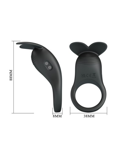 PRETTY LOVE - CARLTON ANNEAU PÉNIS AVEC STIMULATEUR CLITORIAL