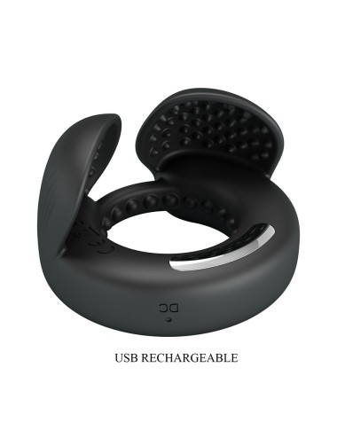 PRETTY LOVE - QUENTIN ANNEAU PÉNIS AVEC STIMULATEUR TESTICULAIRE