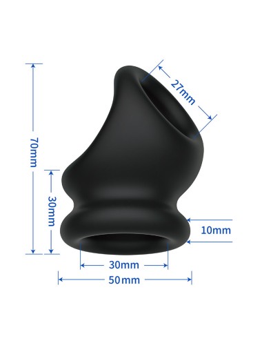 CRAZY BULL - OBERON ANNEAU DE SOUTIEN PÉNIS ET TESTICULES