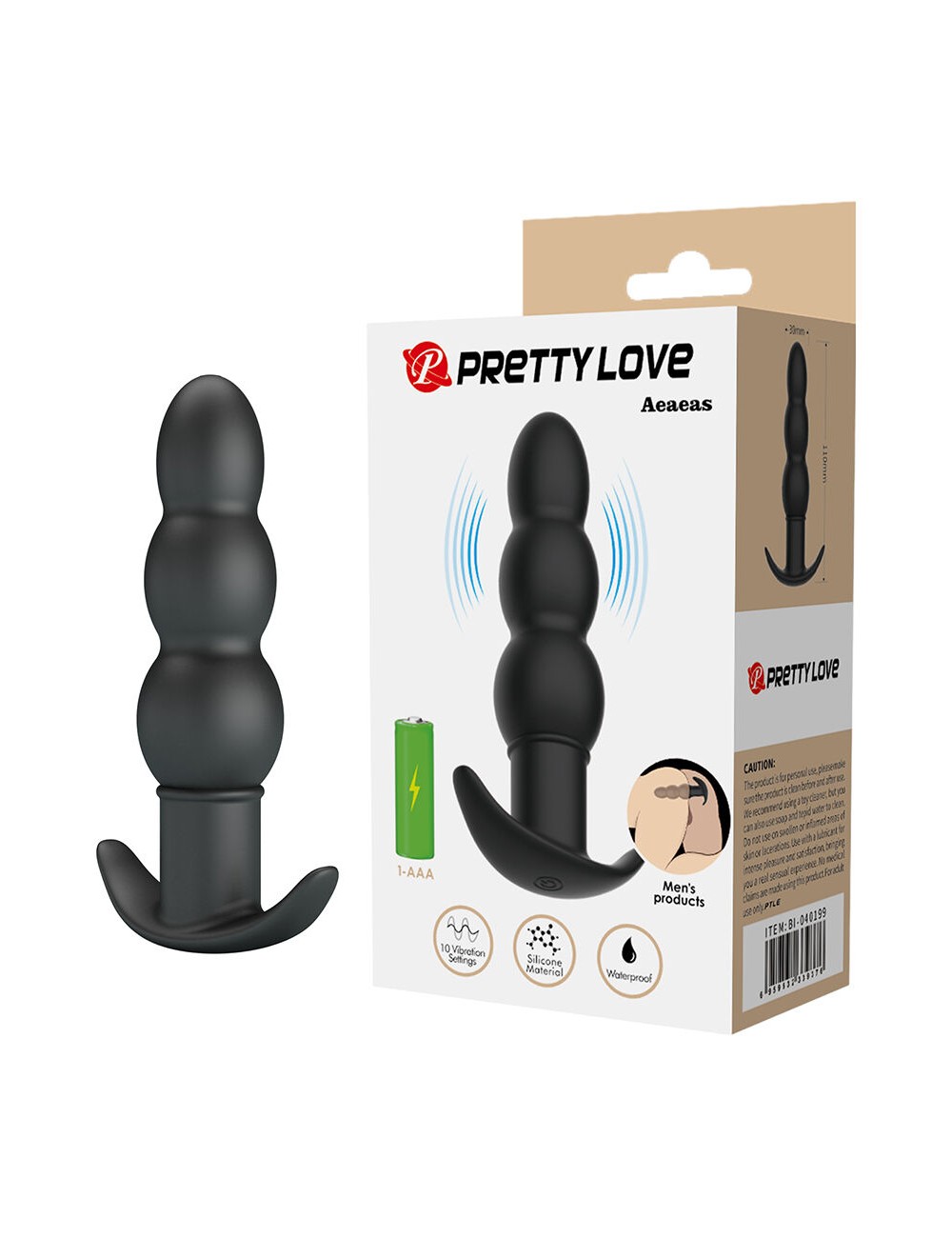 PRETTY LOVE - AEAEAS ​​PLUG ANAL VIBRANT