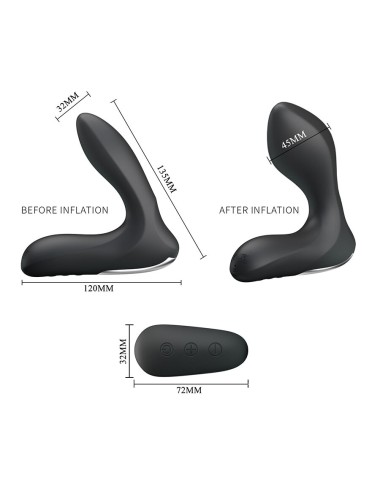 MR PLAY - MASSEUR DE PROSTATE AVEC TÉLÉCOMMANDE À VIBRATIONS