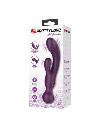 PRETTY LOVE - VIBRATEUR POINT G VIOLET POLYVALENT