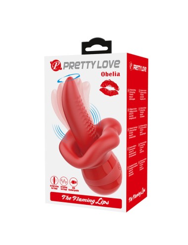 PRETTY LOVE - OBELIA VIBRATEUR À LANGUE AVEC MOUVEMENT ORBITAL