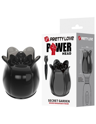 PRETTY LOVE - SECRET GARDEN TÊTE DE MASSAGE NOIRE