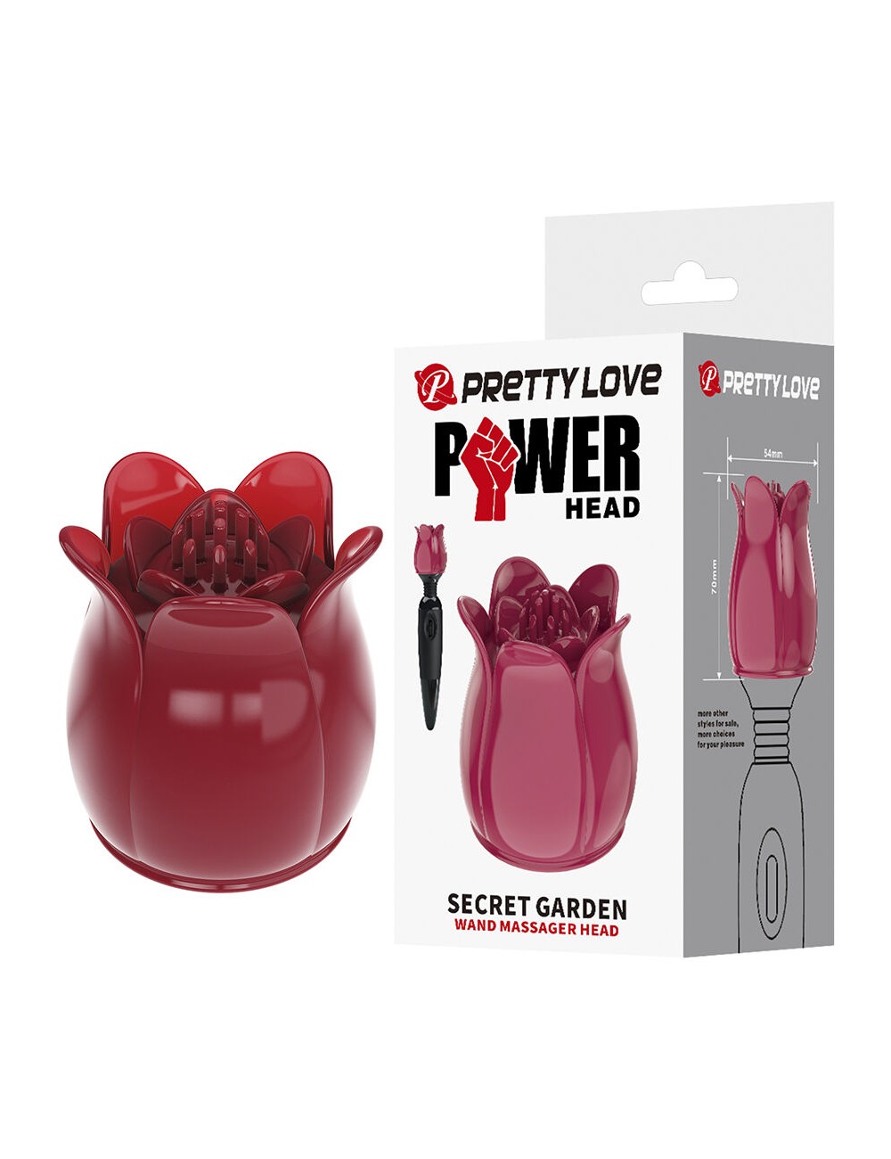 PRETTY LOVE - TÊTE DE MASSAGE ROSE