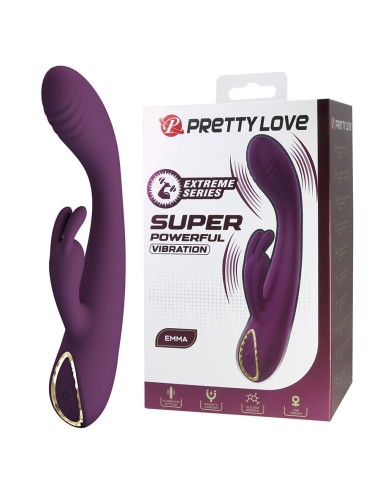 PRETTY LOVE - EMMA VIBRATEUR VIOLET RABBIT AVEC STIMULATEUR