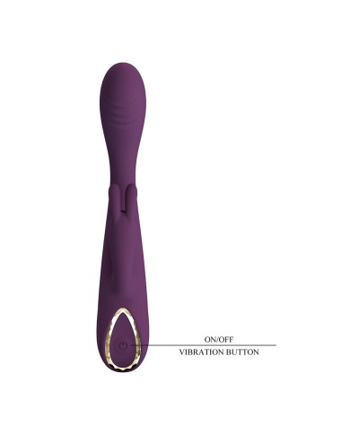 PRETTY LOVE - EMMA VIBRATEUR VIOLET RABBIT AVEC STIMULATEUR