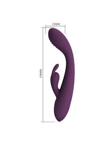 PRETTY LOVE - EMMA VIBRATEUR VIOLET RABBIT AVEC STIMULATEUR