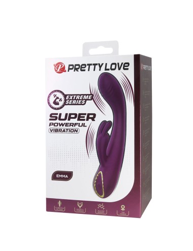PRETTY LOVE - EMMA VIBRATEUR VIOLET RABBIT AVEC STIMULATEUR