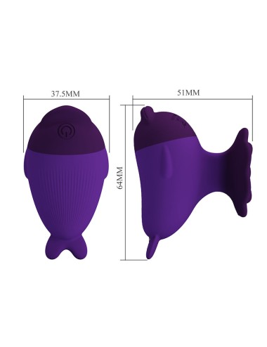 PRETTY LOVE - DOLPHIN MINI VIBRATEUR AVEC CLIP