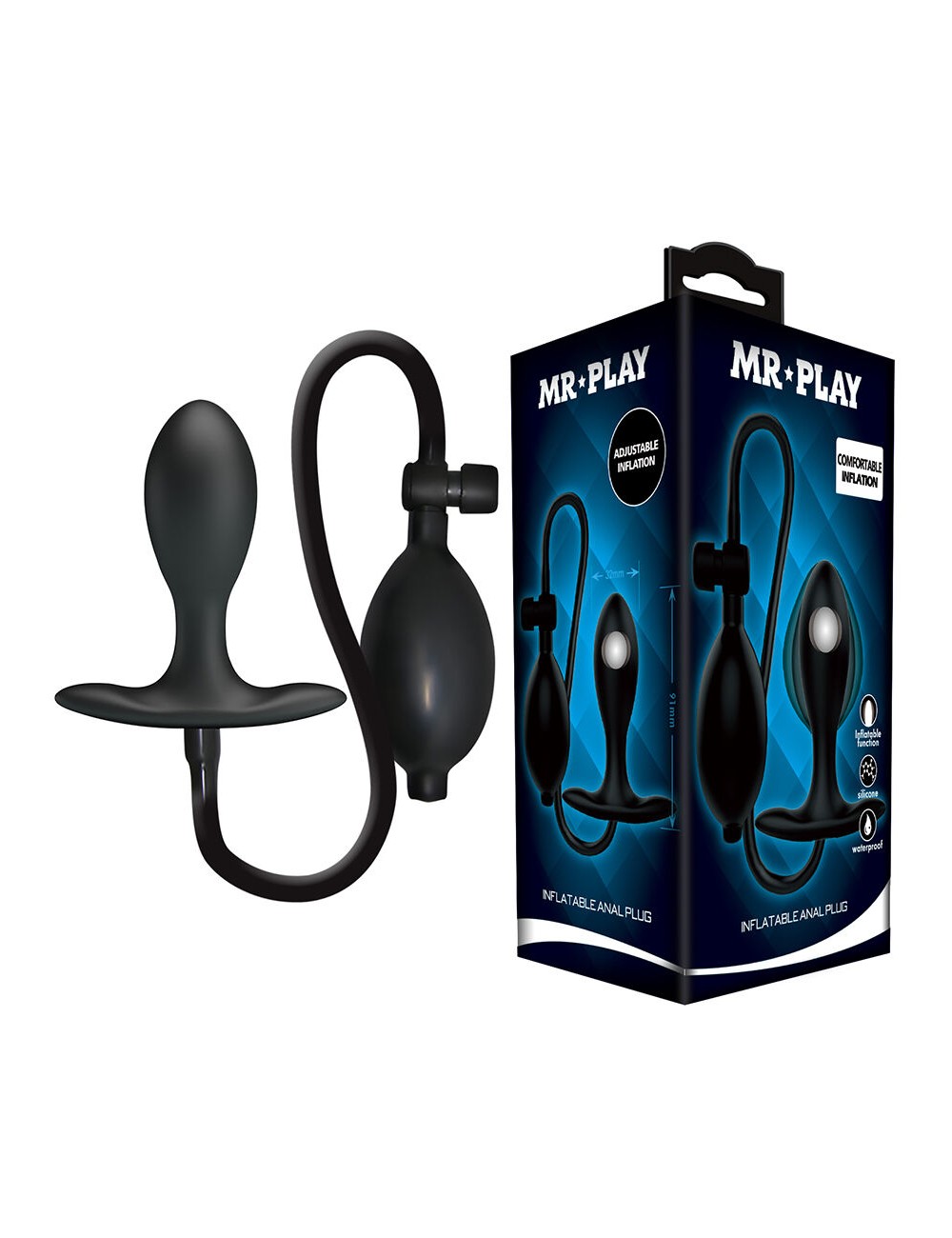 MR PLAY - PLUG ANAL GONFLABLE RÉGLABLE