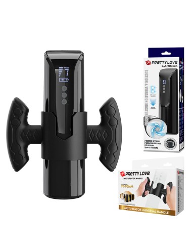 PRETTY LOVE - LARISSA  MASTURBATEUR À SUCCION AVEC VIBRATION + SUPPORT