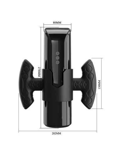 PRETTY LOVE - LARISSA  MASTURBATEUR À SUCCION AVEC VIBRATION + SUPPORT