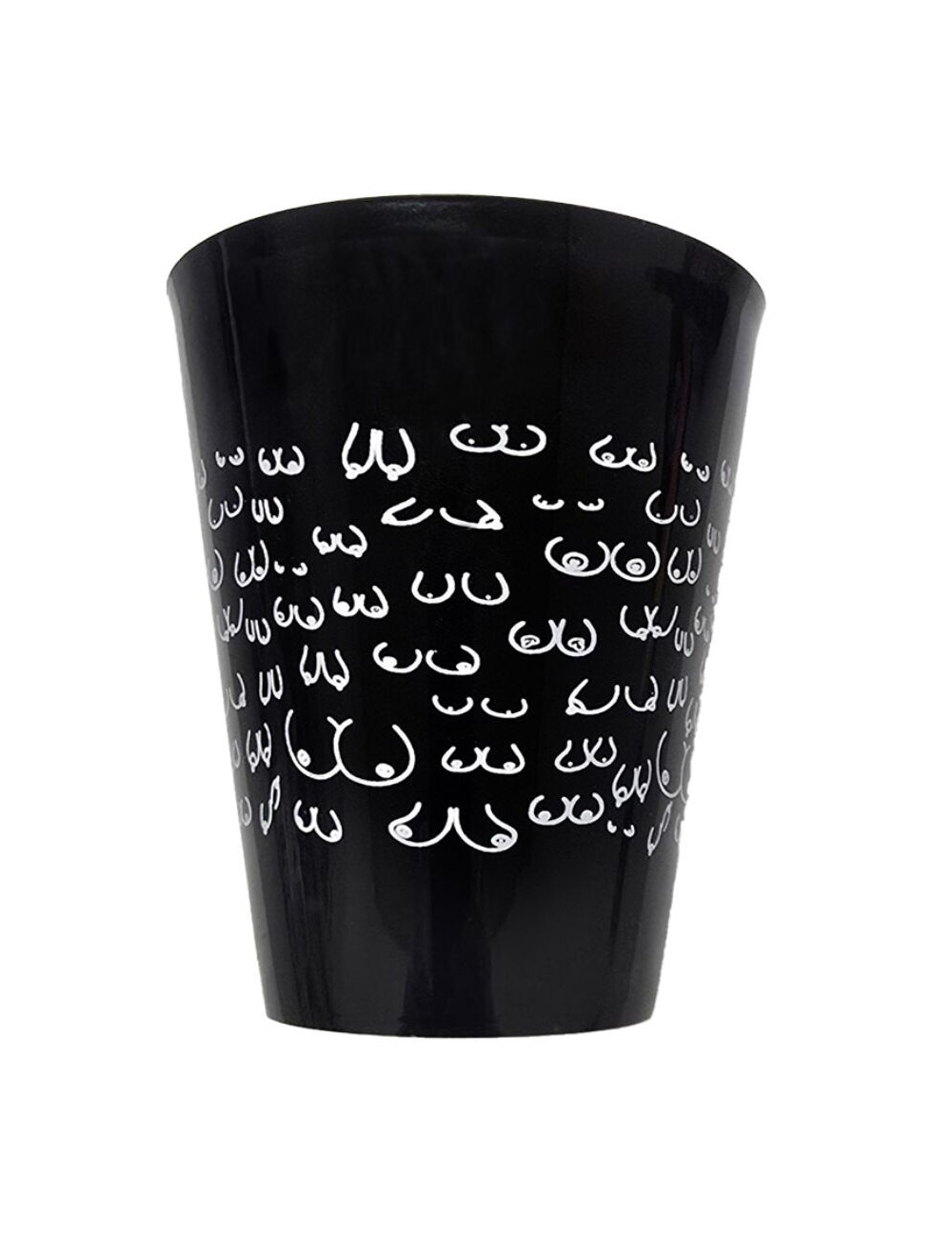 DIABLO PICANTE - TASSE NOIRE 500 ML AVEC SEINS BLANCS