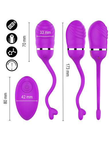 INTENSE - SOOKIE ŒUF VIBRANT À TÉLÉCOMMANDE VIOLET