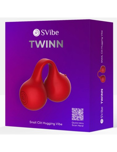 SNAIL VIBE - TWINN VIBRATEUR À DOIGTS CERISE