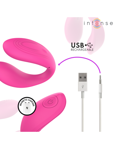 INTENSE - NORA STIMULATEUR À PINCE VIBRANTE ROSE