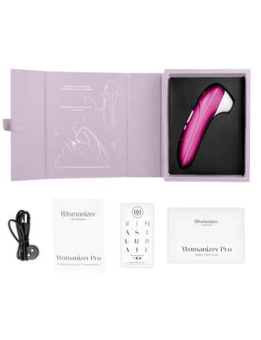 WOMANIZER - STIMULATEUR CLITORIAL VIBRANT PRO ROSE