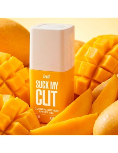 INTT - SUCK MY CLIT GEL EFFET SUCCION PARFUM MANGUE TROPICALE, 15 ML