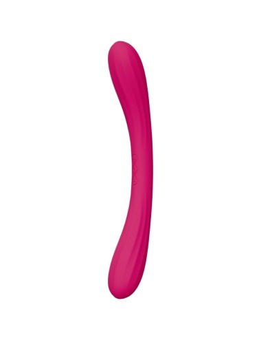 LELO - BOOMERANG VIBRATEUR À DOUBLE EXTRÉMITÉ CERISE