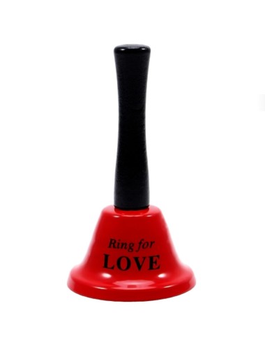 DIABLO PICANTE - CLOCHE À MAIN ROUGE « ANNEAU D'AMOUR »