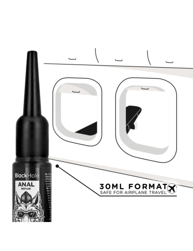 BLACK HOLE - APPLICATEUR DE LUBRIFIANT ANAL TAILLE S 30 ML