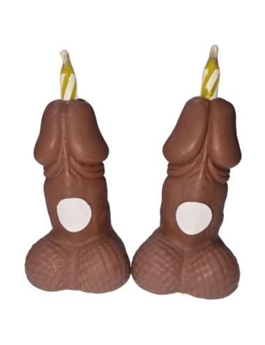DIABLO PICANTE - BOUGIES CHIFFRES D'ANNIVERSAIRE EN FORME DE PÉNIS
