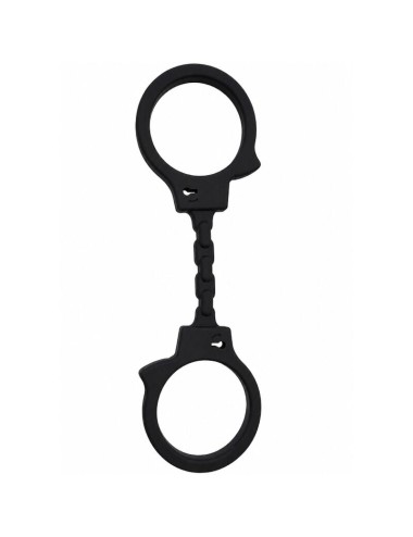 DIABLO PICANTE - MENOTTES EN SILICONE NOIRES