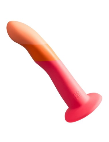 ROMP - DIZI GODEMICHET EN SILICONE AVEC VENTOUSE TRICOLÉ 18 CM
