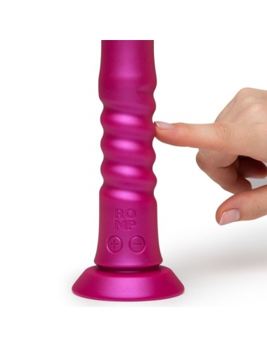 ROMP - JIGGLE VIBRATEUR À VENTOUSE ROSE, AVEC MOUVEMENTS DE HAUT EN BAS