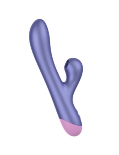 ROMP - PULSE VIBRATEUR DOUBLE POINT G RABBIT BLEU ÉLECTRIQUE