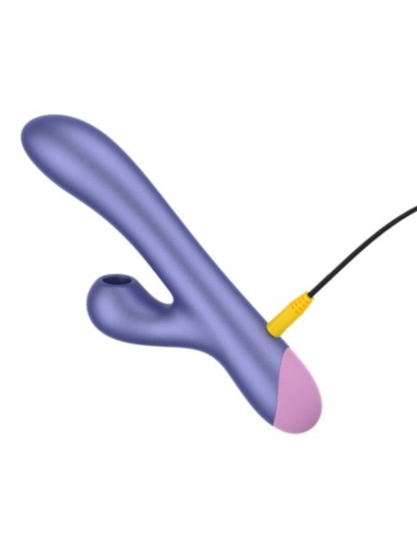 ROMP - PULSE VIBRATEUR DOUBLE POINT G RABBIT BLEU ÉLECTRIQUE