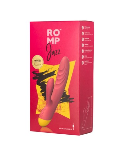 ROMP - JAZZ VIBRATEUR LAPIN RECHARGEABLE ROUGE