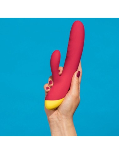 ROMP - JAZZ VIBRATEUR LAPIN RECHARGEABLE ROUGE