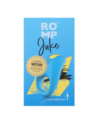 ROMP - JUKE ANNEAU PÉNIS EN SILICONE AVEC VIBRATEUR DE STIMULATION CLITORIALE