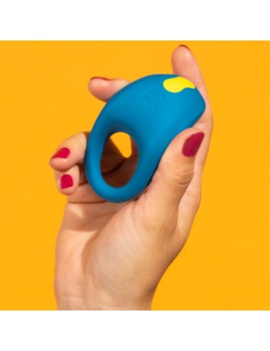ROMP - JUKE ANNEAU PÉNIS EN SILICONE AVEC VIBRATEUR DE STIMULATION CLITORIALE