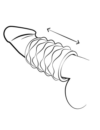 ROMP - MOSH MASTURBATEUR MÂLE TRANSPARENT AVEC GAINE RÉVERSIBLE DE 6 CM