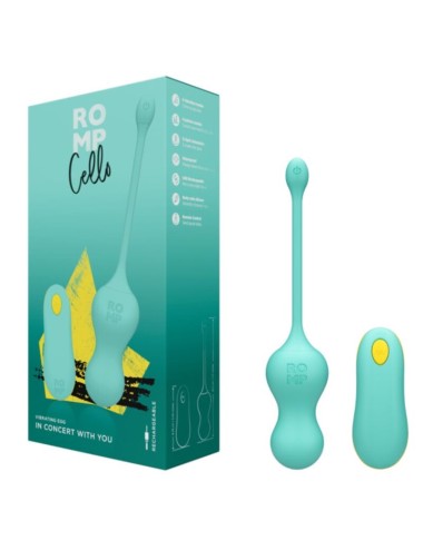 ROMP - CELLO VIBRANT MULTIFONCTION CELLO TURQUOISE AVEC TÉLÉCOMMANDE