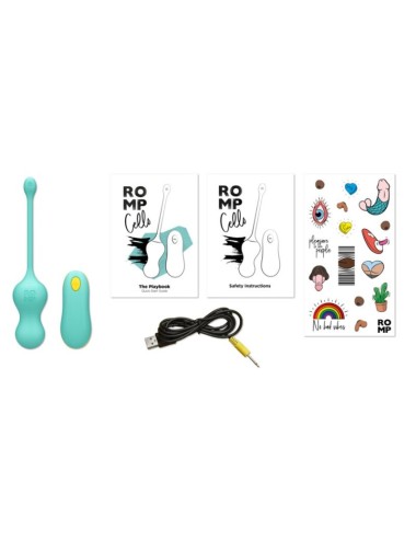 ROMP - CELLO VIBRANT MULTIFONCTION CELLO TURQUOISE AVEC TÉLÉCOMMANDE