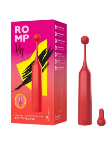 ROMP - POP STIMULATEUR CLITORIAL HAUTE FRÉQUENCE ROUGE