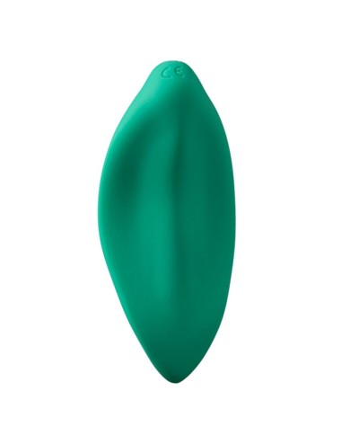 ROMP - WAVE VIBRATEUR STIMULATEUR CLITORIAL FORME ERGONOMIQUE VERT D'EAU