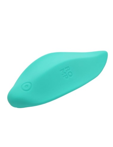 ROMP - WAVE VIBRATEUR STIMULATEUR CLITORIAL FORME ERGONOMIQUE VERT D'EAU