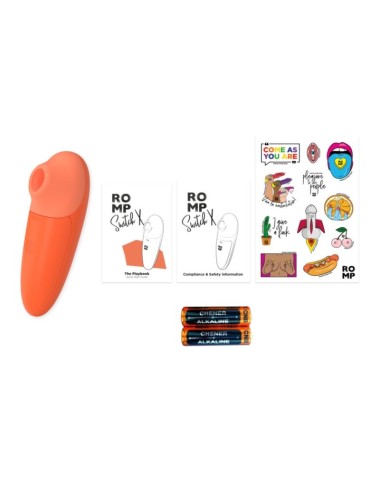 ROMP - SWITCH X STIMULATEUR CLITORIAL 6 NIVEAUX ORANGE