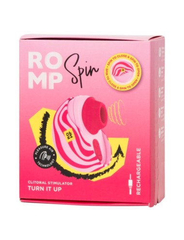 ROMP - ANTITUDE DE SUCCION CLITORIELLE ROTATIVE AVEC OUVERTURE ET FERMETURE ROTATIVES