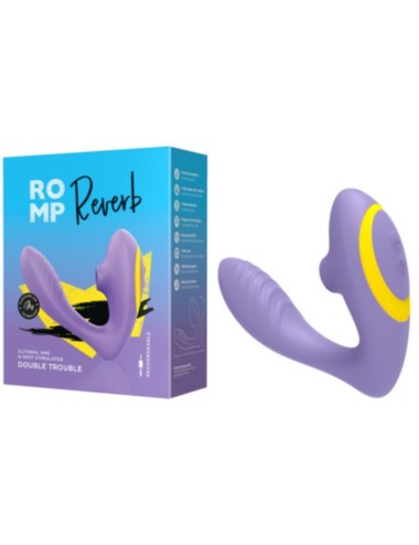 ROMP - REVERB STIMULATEUR DE POINT G ET APPAREIL DE SUCCION CLITORIALE REVERB VIOLETTE
