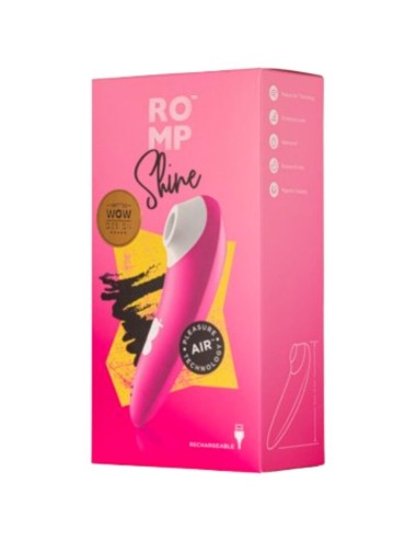 ROMP - SHINE X SUCCION CLITORIALE 10 NIVEAUX ROSE