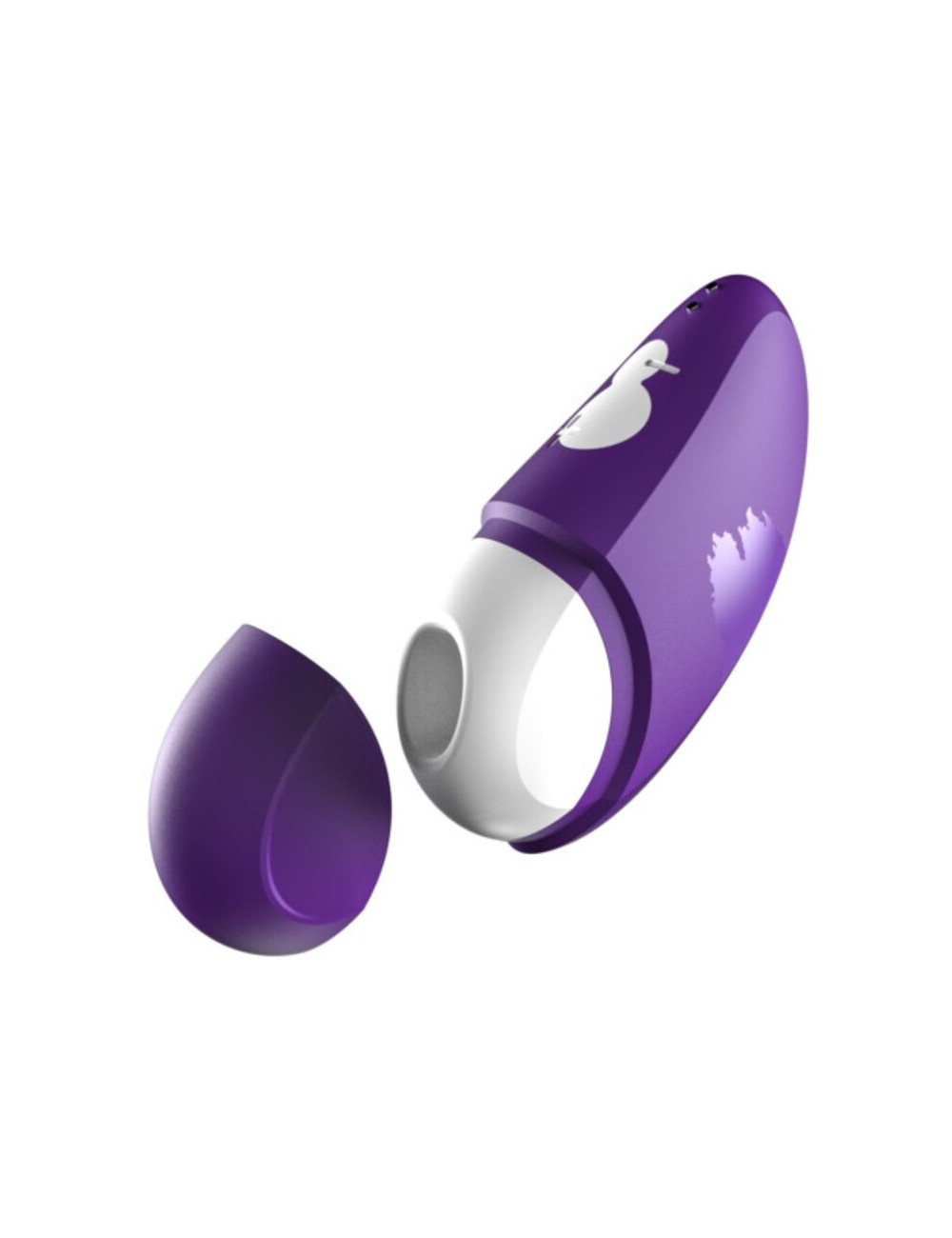 ROMP - FREE STIMULATEUR CLITORIAL GRATUIT AVEC COUVERCLE 10 NIVEAUX RECHARGEABLE VIOLET