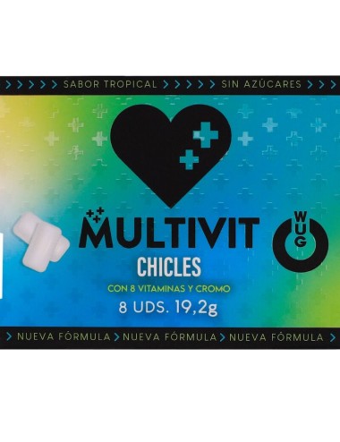 WUG MULTIVIT - GOMME À MÂCHER MULTIVITAMINES FONCTIONNELLES